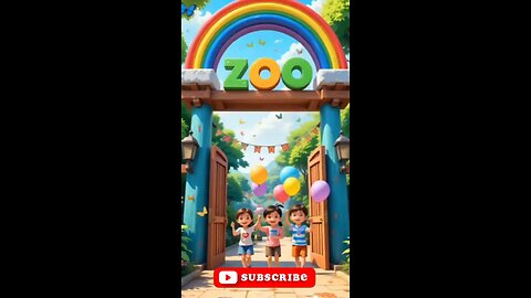 "Let's Go to the Zoo! 🐘🦁 Virtual Animal Adventure for Kids"