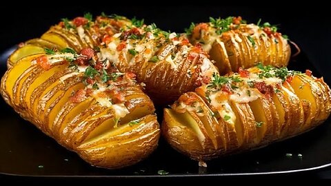 Garlic Butter Oven Potatoes – Easy & Delicious Side Dish Recipe!