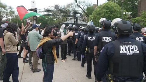 Police RAID ENCAMPMENT at Brooklyn CUNY College - Mass Arrests