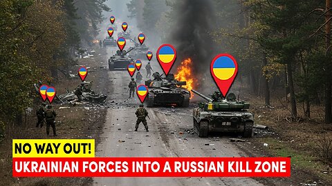 No Escape: Ukrainian Troops Ambushed in Ruthless Russian Kill Zone!