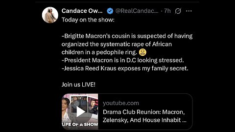 Candace ~ Drama Club Reunion: Macron, Zelensky, And House Inhabit Are Back!