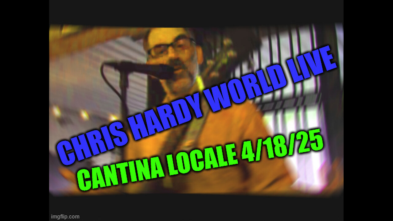The Folk Singer Told Us (Original song) - Chris Hardy World Live
