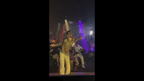 Moroccan influencer having fun at the discotheque