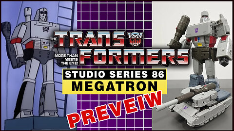 Megatron Transformers Studio Series 86 Preview