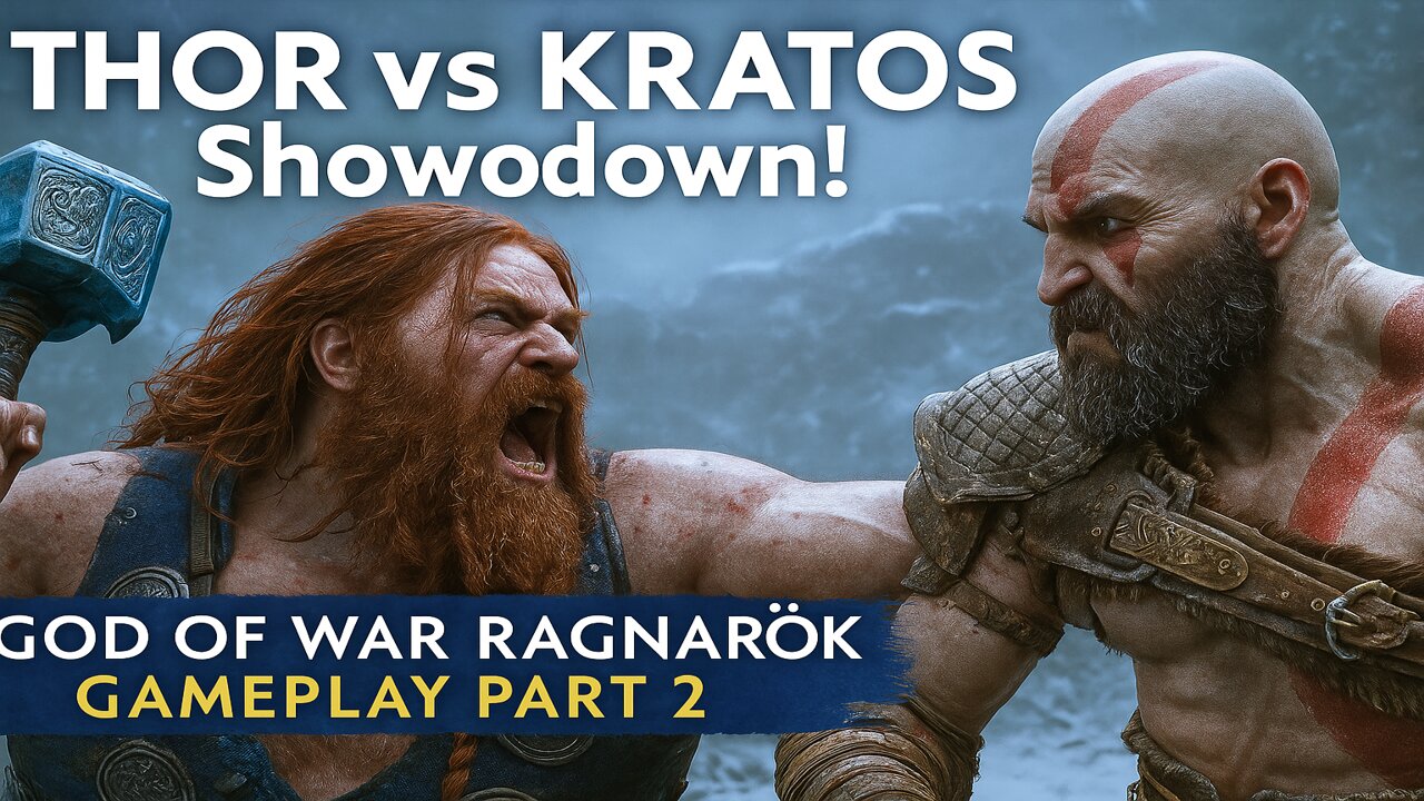 "THOR vs KRATOS Showdown! | God of War Ragnarök Gameplay Part 2"