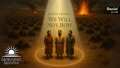 Morning Manna - June 27, 2025 - Daniel 3:1-18 - Faith Friday: We Will Not Bow