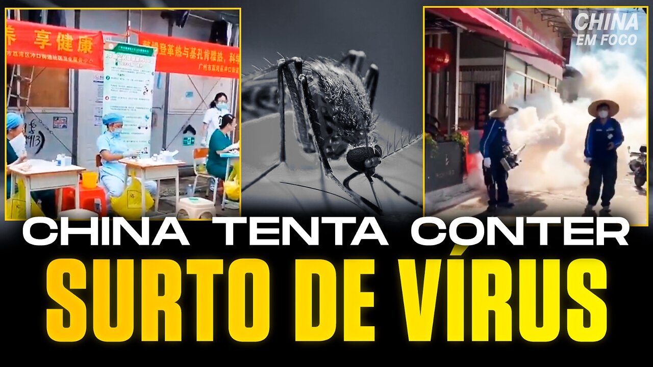 China relata + de 7.000 casos do vírus chikungunya; População se preocupa com volta de lockdowns