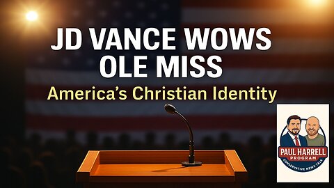 JD Vance Praises America's Christian Identity!