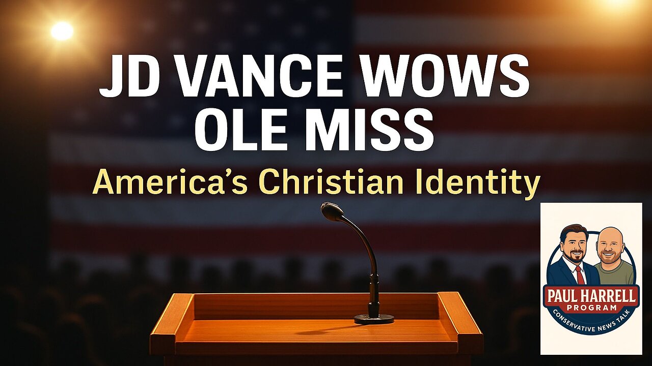 JD Vance Praises America's Christian Identity!