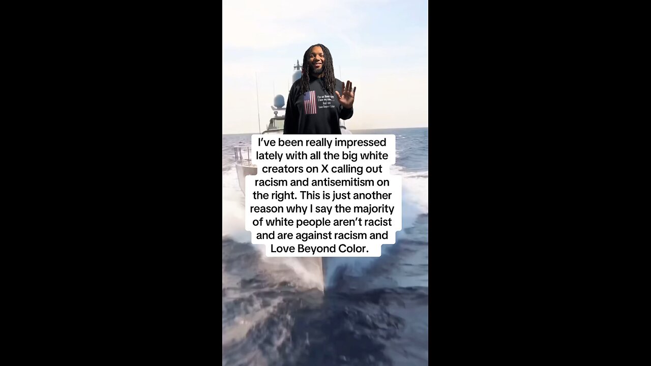 I’ve been really impressed lately with all the big white creators on X calling out racism and…