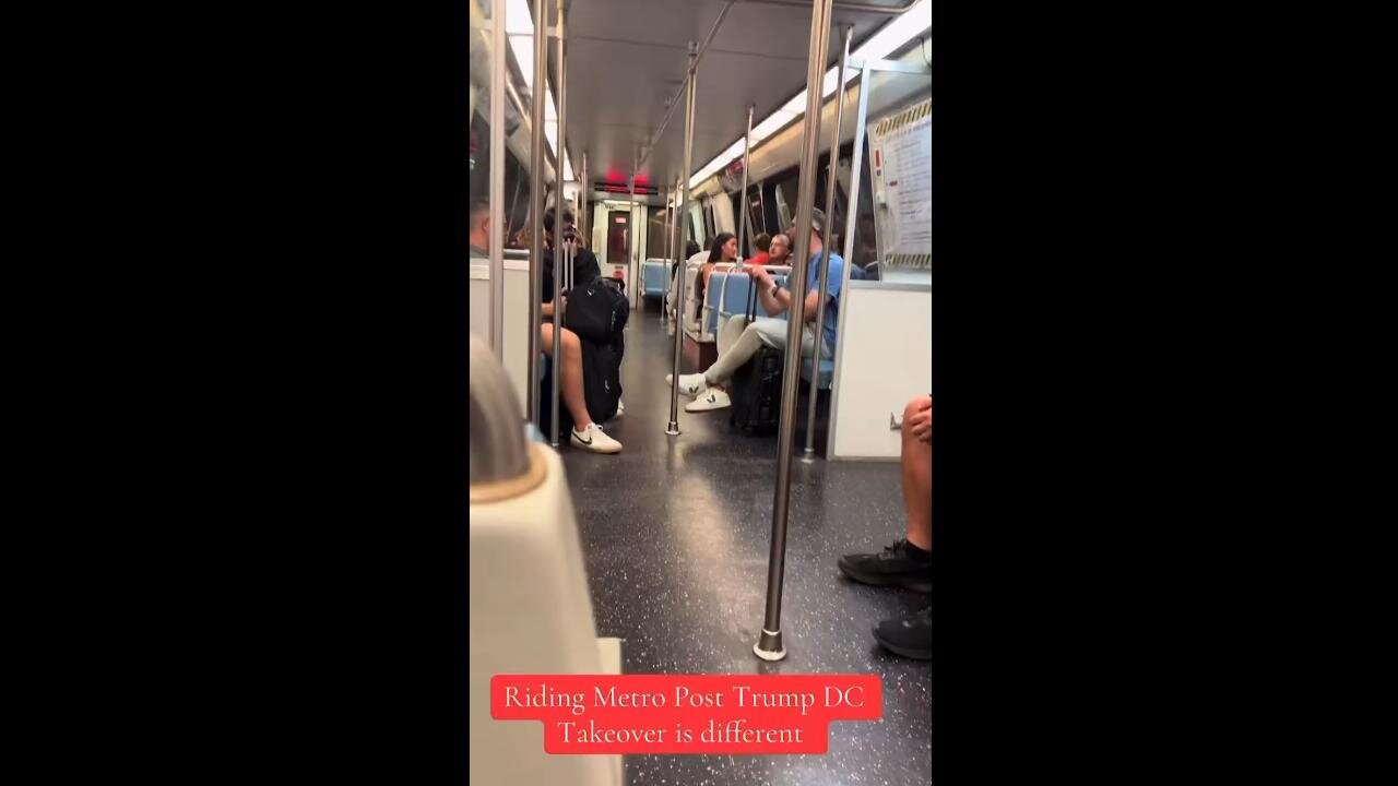 Riding Metro post Trump DC Takeover is so different