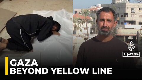 Israeli military conducts attacks beyond yellow line