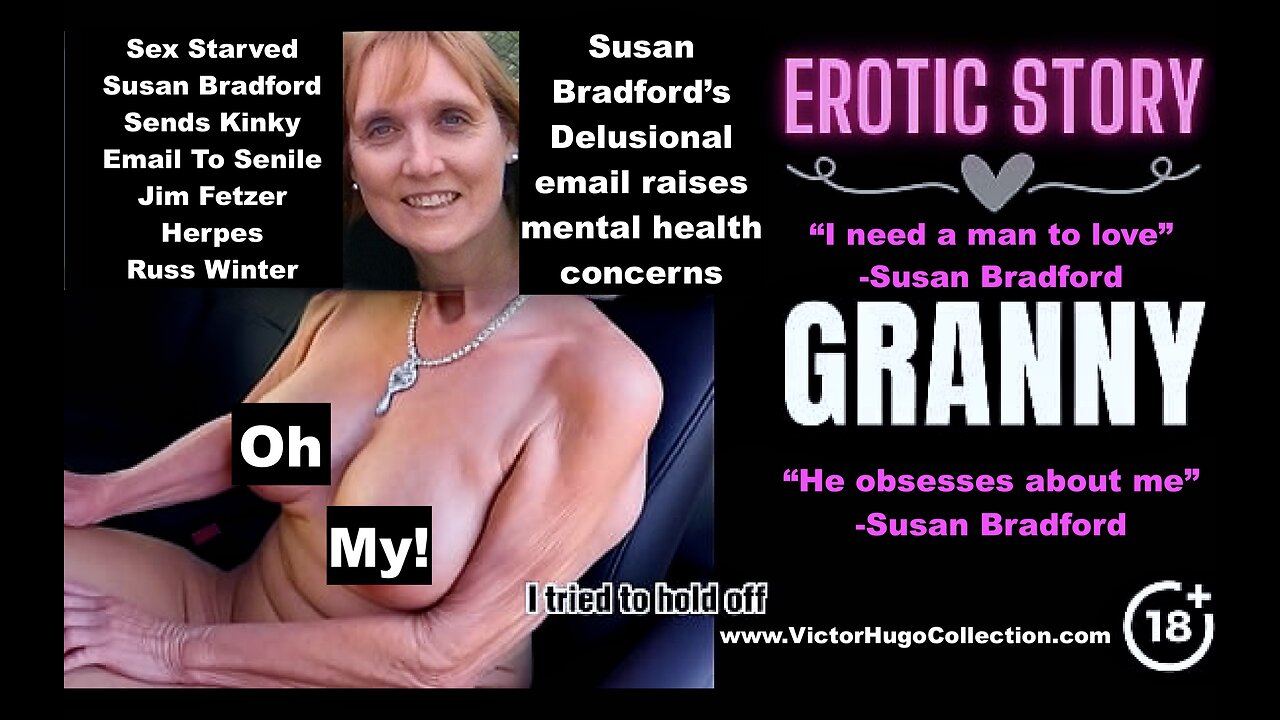 VictorHugo Reads Kinky Email Sex Starved Susan Bradford Sent To Senile Jim Fetzer Herpes Russ Winter