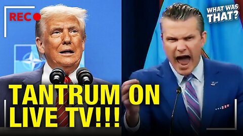 Trump THROWS TANTRUM as Lies COLLAPSE on Live TV