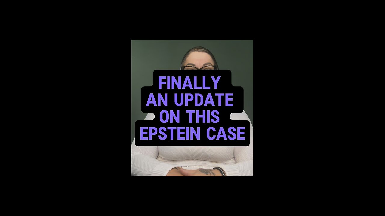 Finally Update On Epstein’s Case 😳