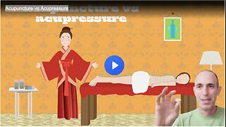 Acupuncture vs Acupressure