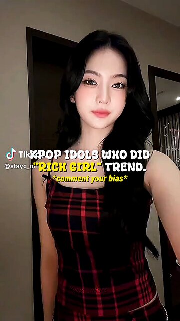 kpop idols who did "rich girl" trend