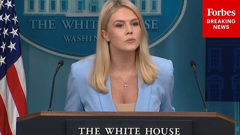 Karoline Leavitt Addresses Reporters as Trump Floats 80% China Tariff