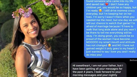 A 23-Year-Old Woman Texted Her Father Every Day for Four Years After His Death