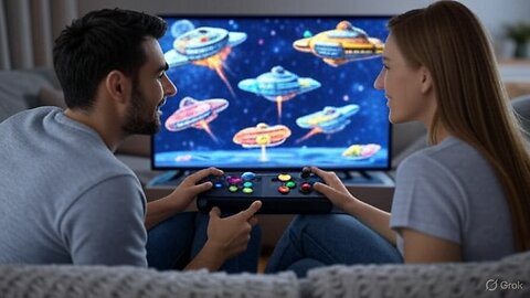 Utopos with the Atari Club and the wife