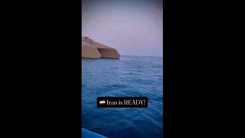 Iran is ready to go to war with the USA... one of Iran's warships