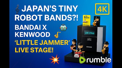 🎼 Japan’s Tiny Robot Bands?! 🤖🎷 | Bandai x Kenwood ‘Little Jammer’ Live Stage!
