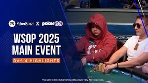 $10,000 Main Event | Day 4 | WSOP 2025 - MONEY BUBBLE MADNESS AND BIG NAMES SURGING!