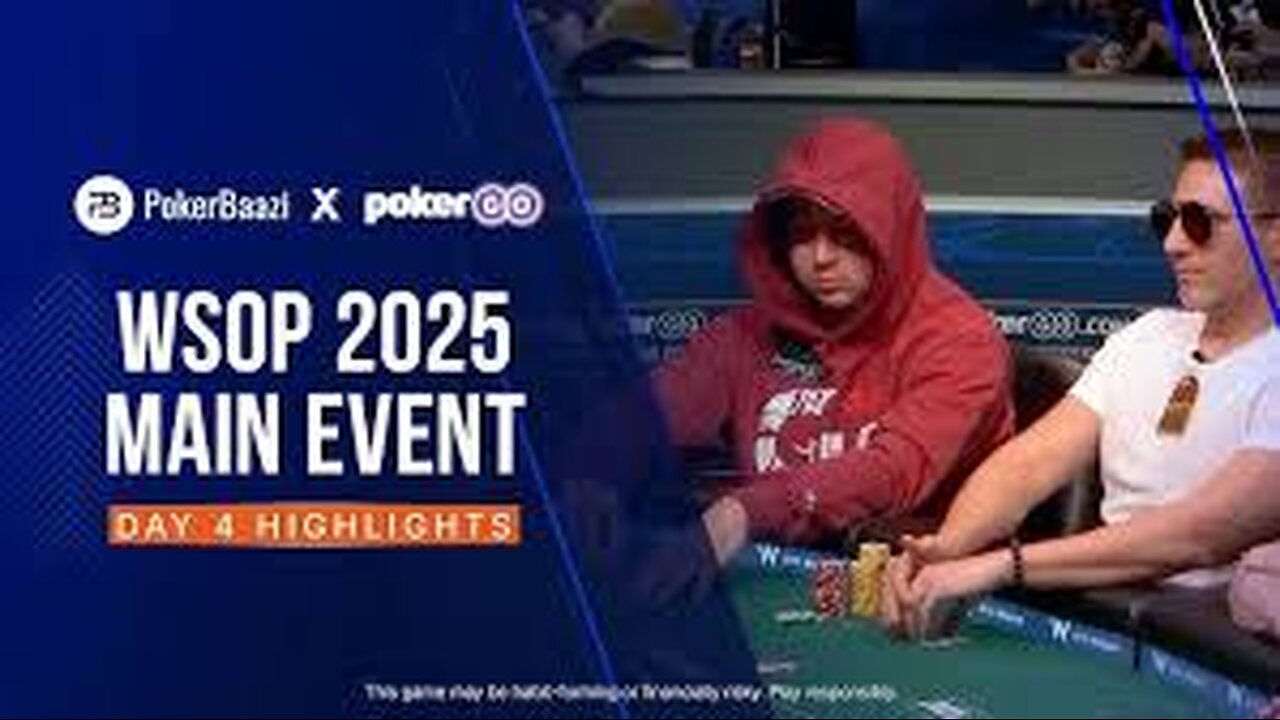 $10,000 Main Event | Day 4 | WSOP 2025 - MONEY BUBBLE MADNESS AND BIG NAMES SURGING!
