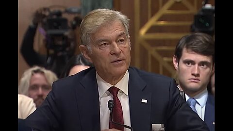 Dr. Oz Delivers Opening Remarks At Confirmation Hearing