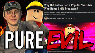 Roblox BANS Predator Catcher @RealSchlep And THREATENS Him With Legal Action For Exposing CREEPS!!