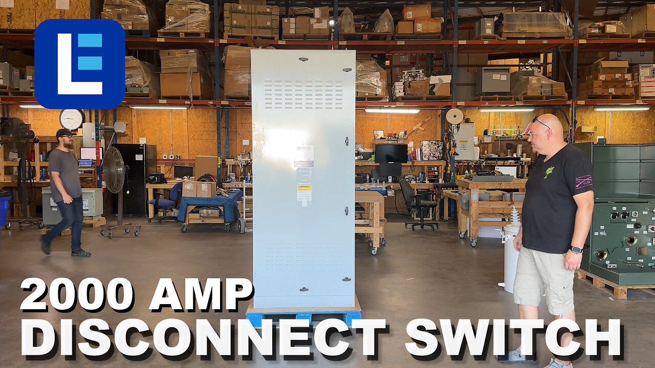 2,000-amp Disconnect Switch - Fused 2000 Amp - 600V AC, 3 Phase