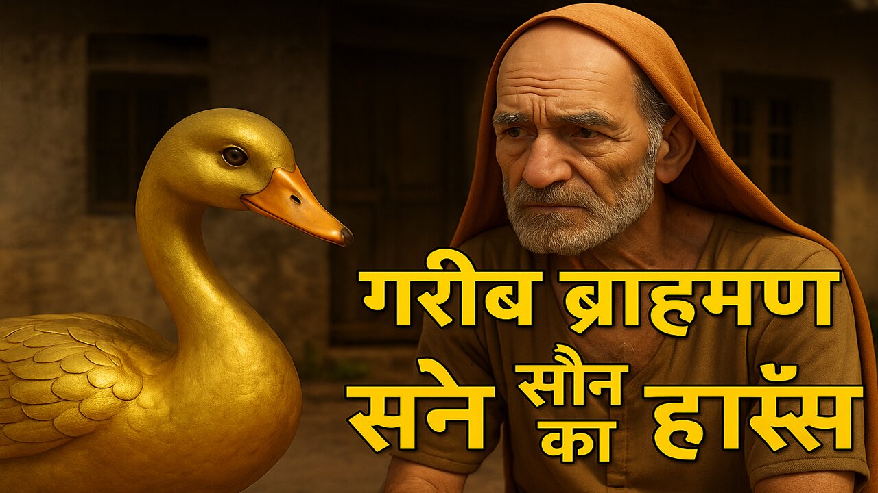 गरीब ब्राह्मण और सुनहरी हंस | लोभ और पछतावे की नैतिक कहानी | एनिमेटेड कथा