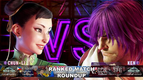 Kuya Kalbo SF6 Ranked Match Roundup. Chun Li Master Rank [Hori Fight Stick]