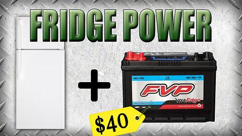 Running a Refrigerator on a Cheap 12V Battery - Ultimate DIY Budget Guide for Preppers!