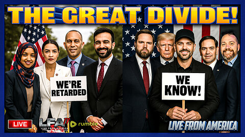 THE GREAT DIVIDE! | LIVE FROM AMERICA 11.19.25 11AM