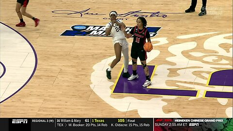 🫢 INTENTIONAL, Aneesah Morrow ELBOWED in FACE | NCAA women's basketball tournament, LSU Tigers