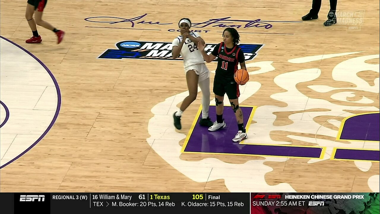 🫢 INTENTIONAL, Aneesah Morrow ELBOWED in FACE | NCAA women's basketball tournament, LSU Tigers
