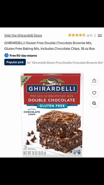 Gluten Free Ghirardelli Brownies Celiac Disease Awareness Month Treatment