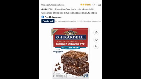 Gluten Free Ghirardelli Brownies Celiac Disease Awareness Month Treatment