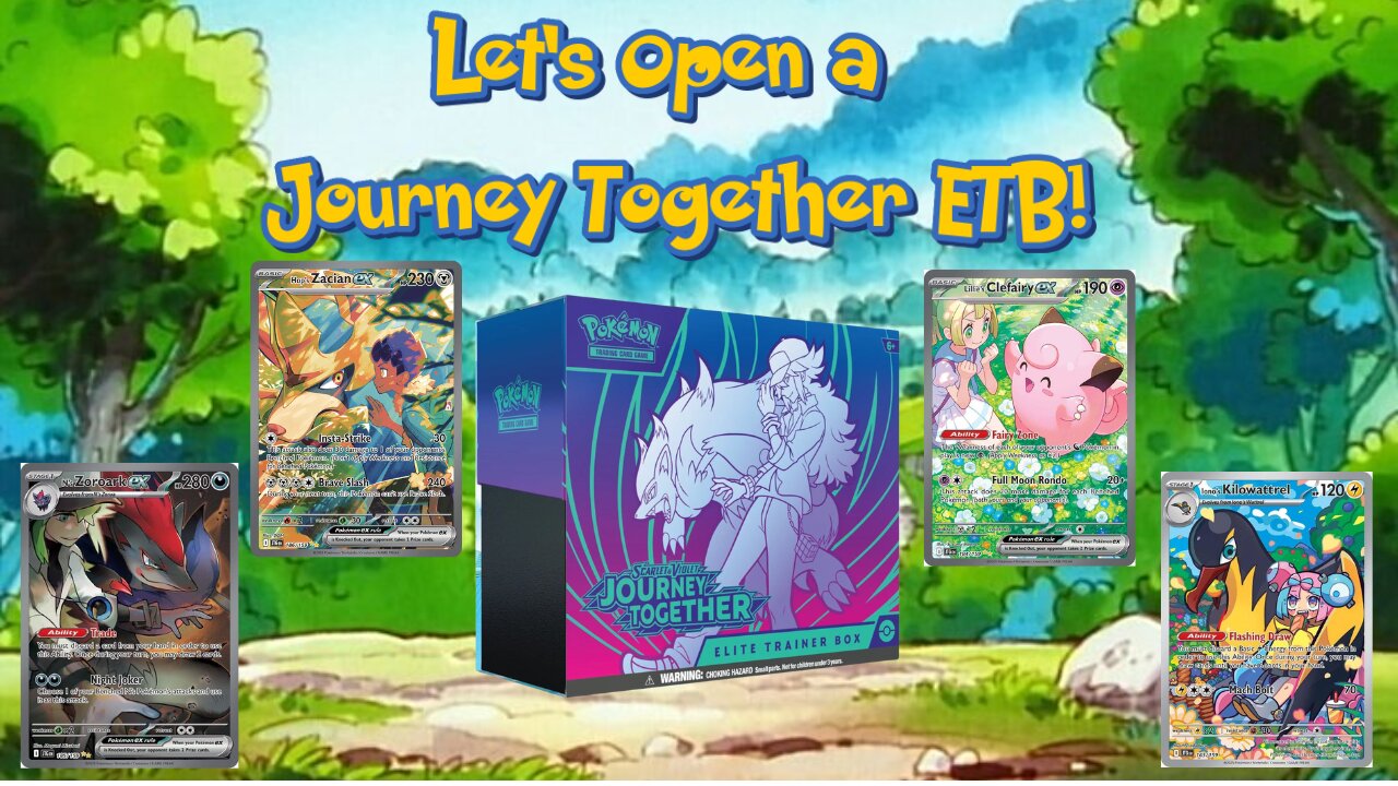 Let's Open a Journey Together ETB! Crazy Pulls Ahead!