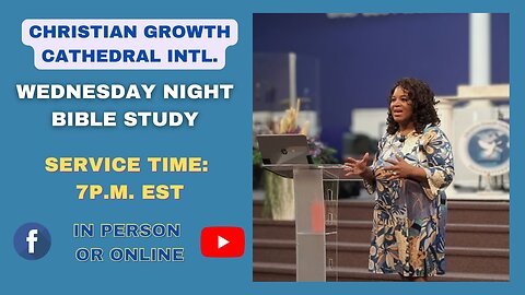 C.G.C. Wednesday Night Bible Study (August 27th 2025)