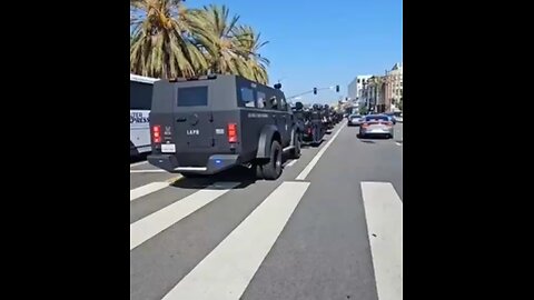 LOS ANGELES!!!! LAPD IS BACKED BY THE FEDERAL GOVERNMENT!!! THEY'RE READY TO ROLL!!!