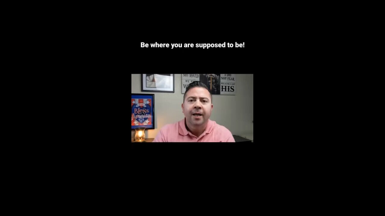 Try to be in God’s will at all times!