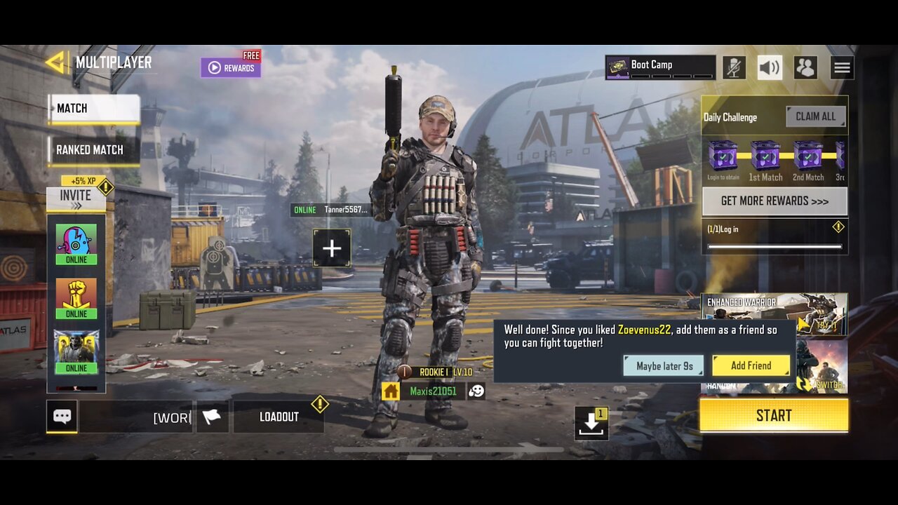 Call of Duty Mobile:My first Ranked Match