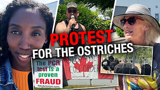 CFIA hides while protesters stand tall against healthy ostrich cull