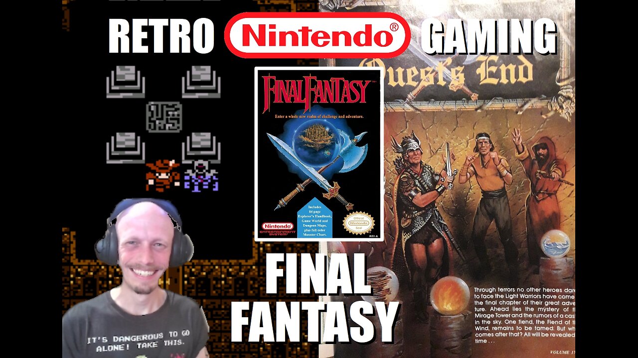 Final Fantasy (NES): When the World is Veiled in Darkness, Four Young Warriors Arrive to Fight Chaos
