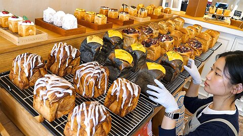 This Young Baker Sells Out 300 Bread Every Day / Korean street food