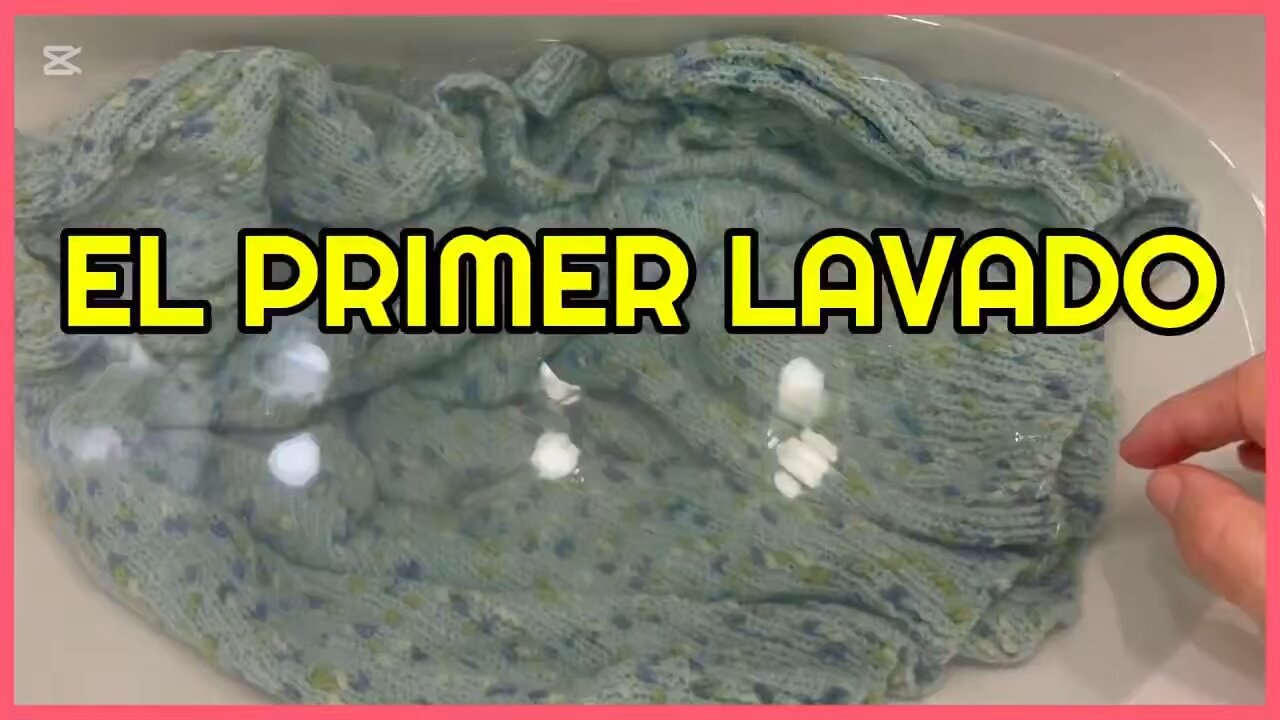 First WASH of the garment