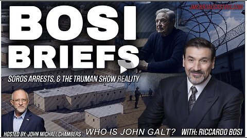 JMC W/ COL RICARDO BOSI-The 80/20 Threshold, Soros Arrests, &Truman Show Reality. WHO IS JOHN GALT?
