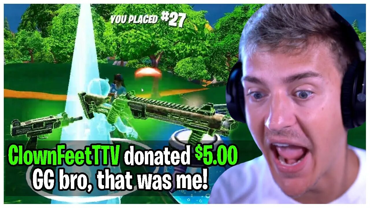 Ninja Was Not Happy With This Donation
